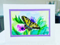 Yellow Butterfly- Original Watercolor Painting-11x14 inches