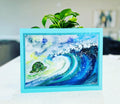 Hawaii Turtle - Original Watercolor Painting- 8x10 inches