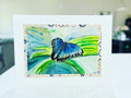 Blue Morph Butterfly- Original Watercolor Painting