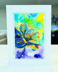 Blue Poppy – Original Watercolor Painting – 11x15 inches